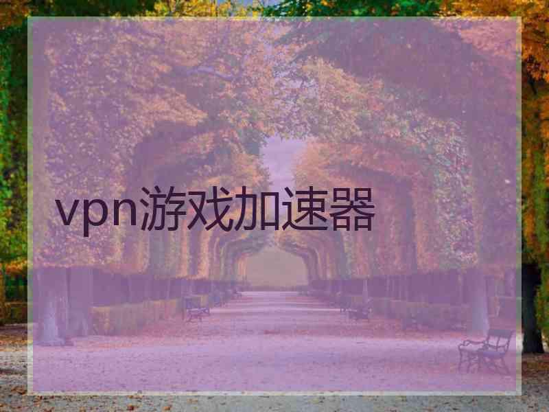 vpn游戏加速器