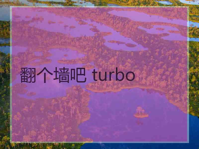 翻个墙吧 turbo