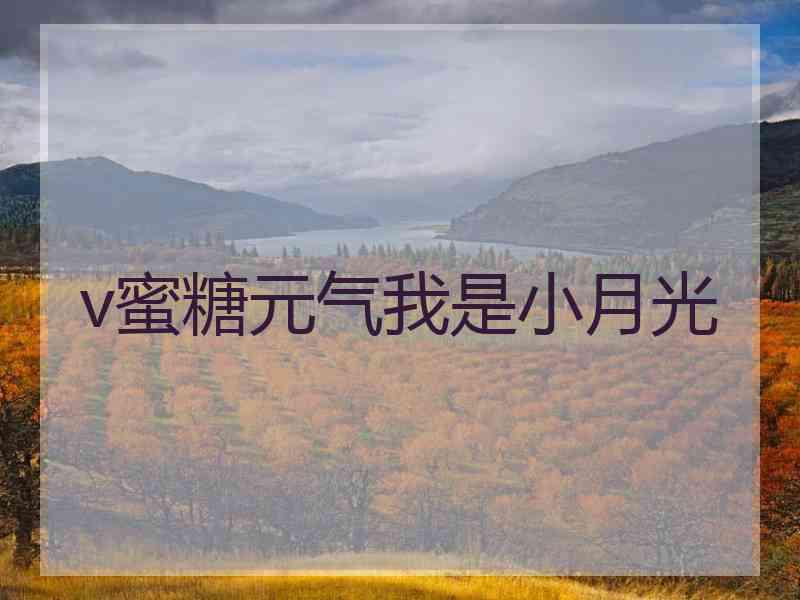 v蜜糖元气我是小月光