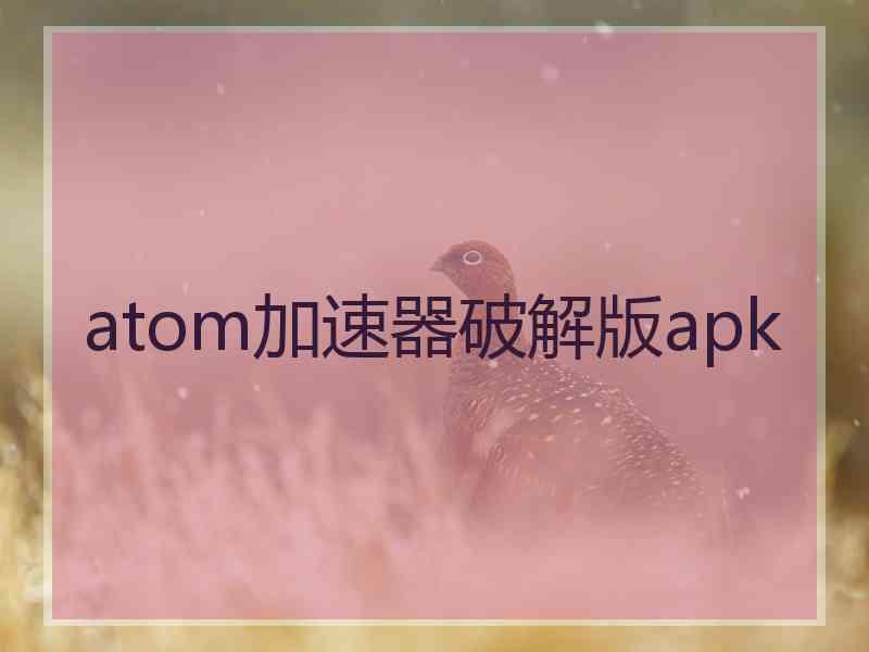 atom加速器破解版apk