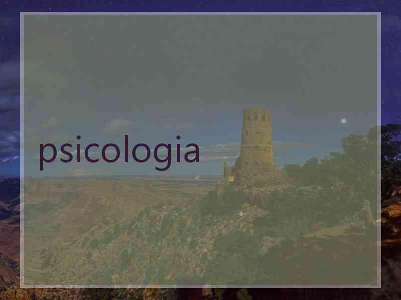 psicologia