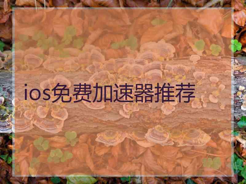 ios免费加速器推荐