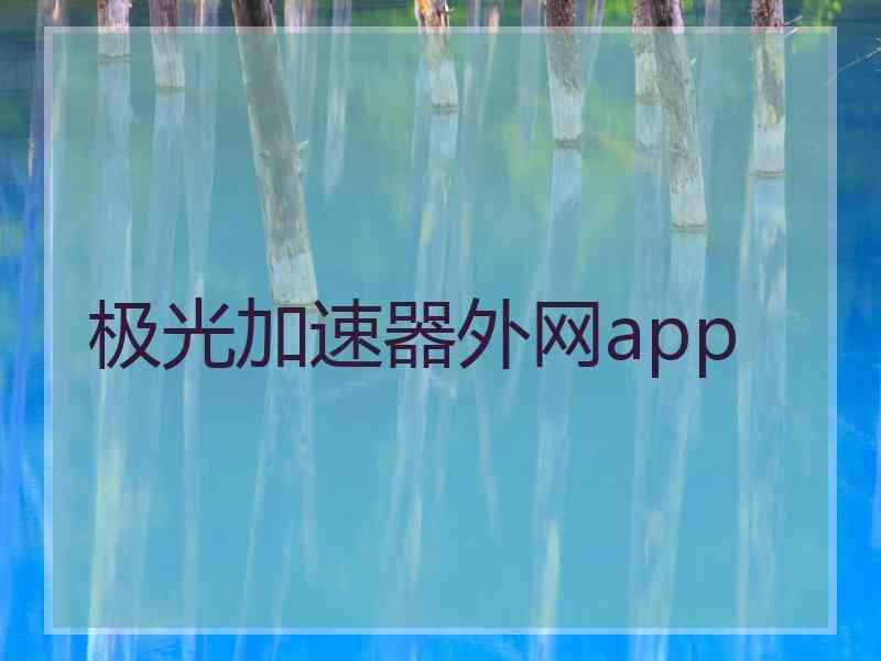 极光加速器外网app