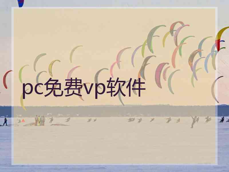 pc免费vp软件