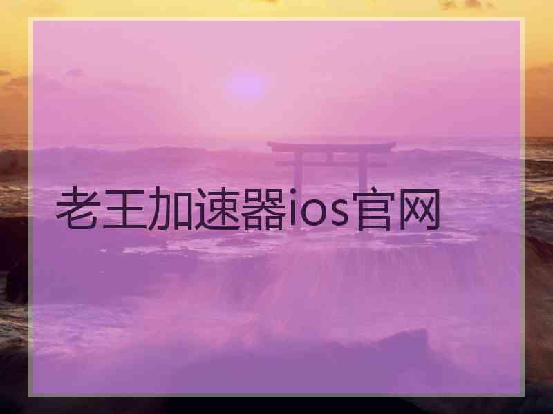 老王加速器ios官网