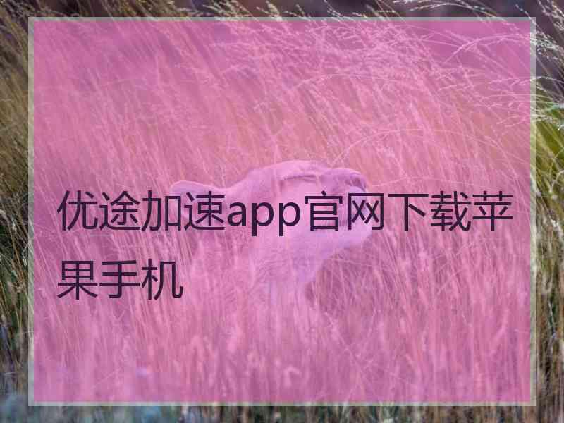 优途加速app官网下载苹果手机