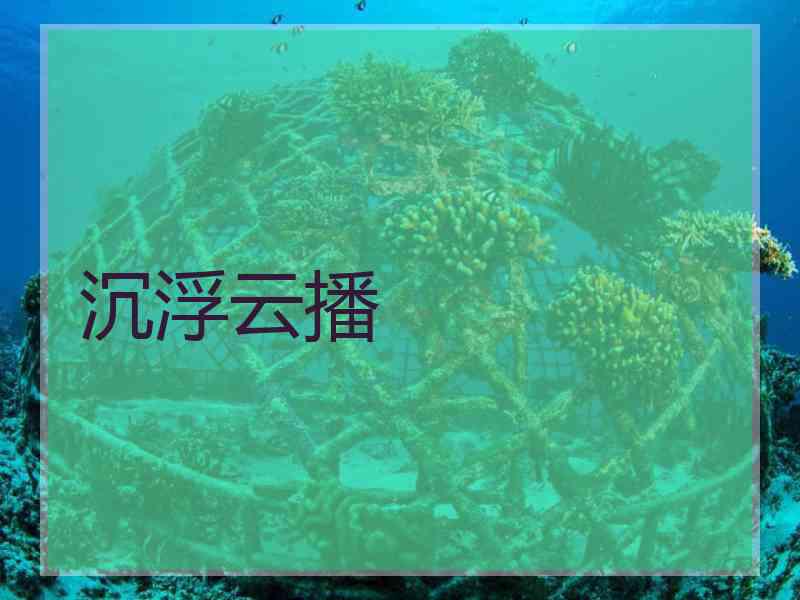 沉浮云播