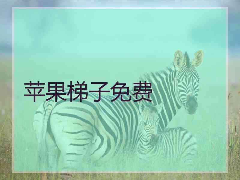 苹果梯子免费