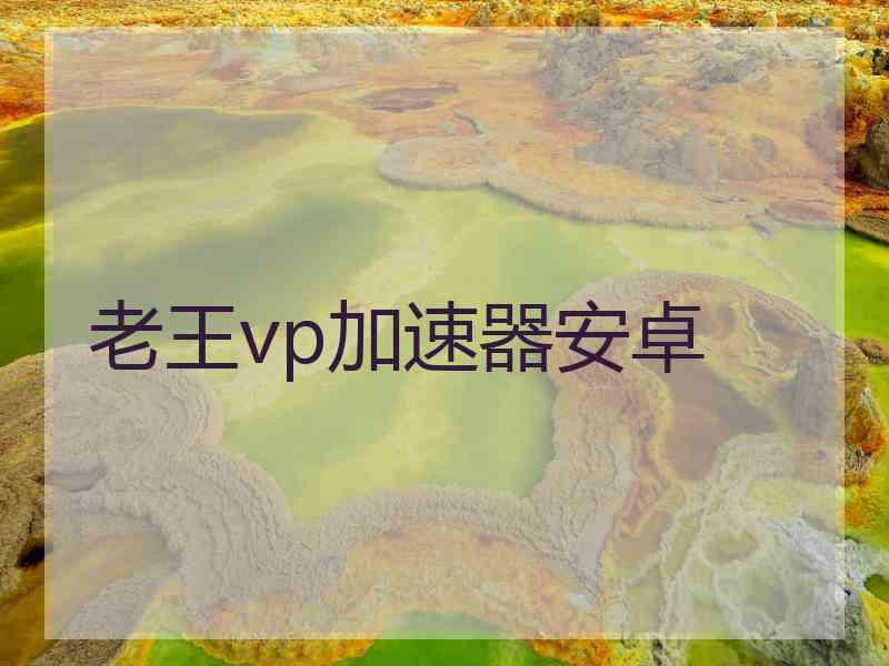 老王vp加速器安卓