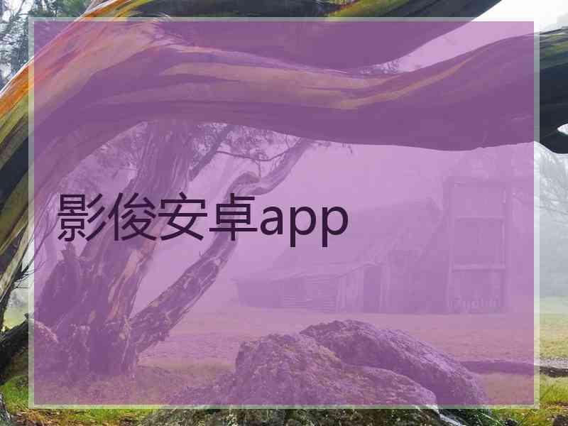 影俊安卓app