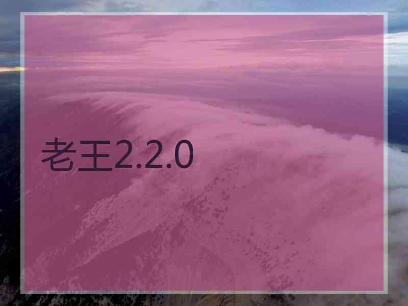 老王2.2.0