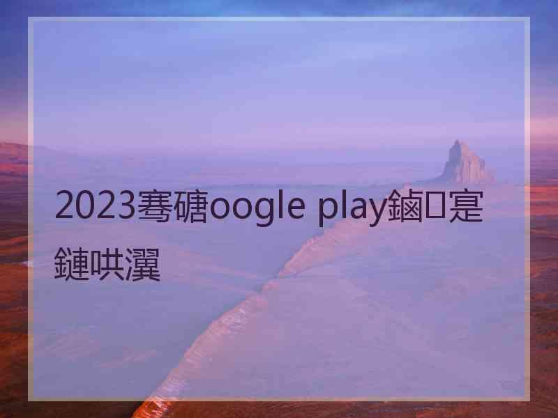 2023骞磄oogle play鏀寔鏈哄瀷