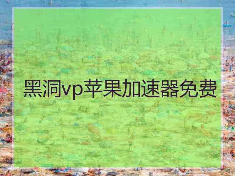 黑洞vp苹果加速器免费