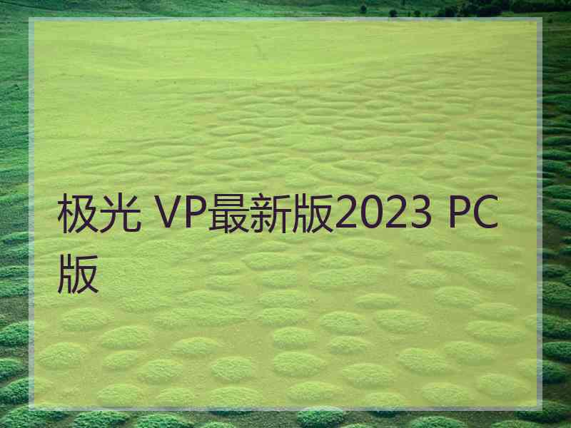 极光 VP最新版2023 PC版